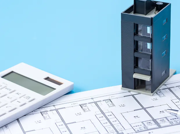 修繕履歴の一元管理と、将来の資金を予測できるシミュレーションのイメージ画像